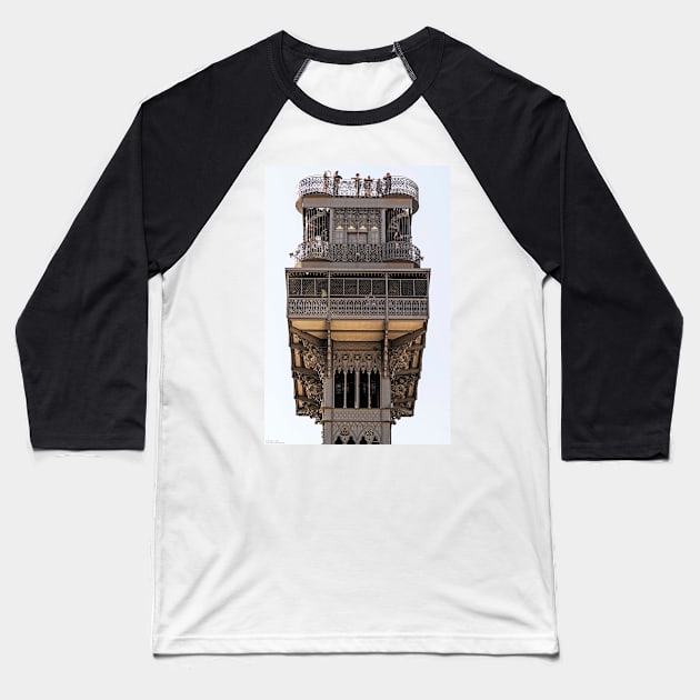 Elevador de Santa Justa - 2 © Baseball T-Shirt by PrinceJohn